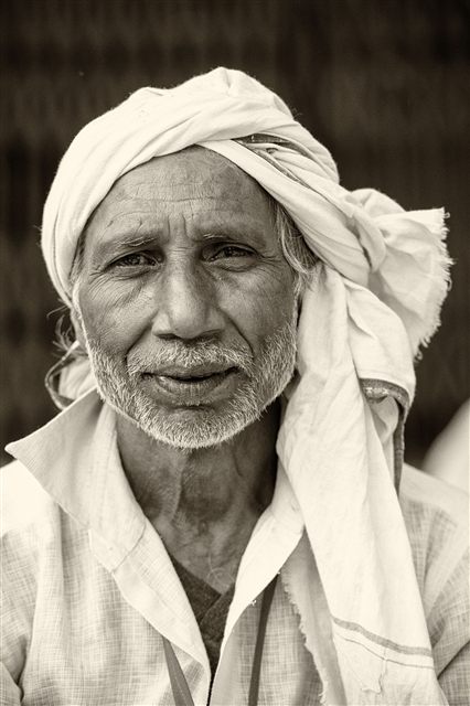 Old man in Kathmandu